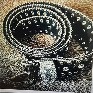 Nocona Western Cowhide Belt L